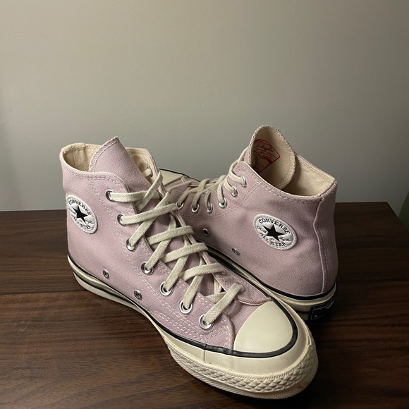 Converse Women's Lavender High-Top Sneakers - Picture 3 of 6